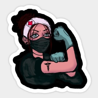 nurse rosie Sticker